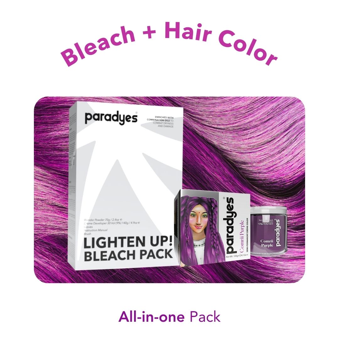 Bleach purple hair hotsell
