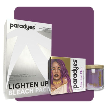 Amethyst Plum + Lighten Up! Bleach Pack Paradyes