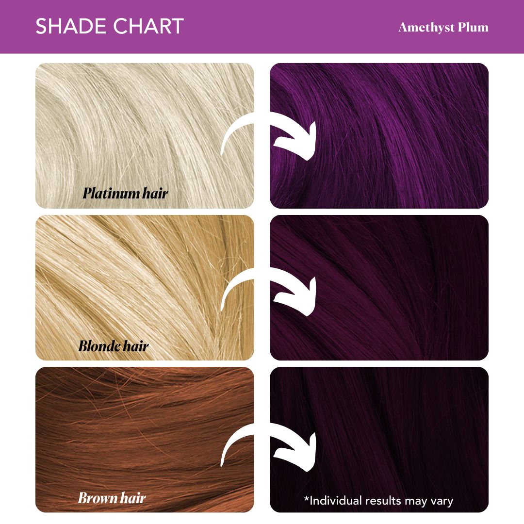 Amethyst Plum Semi-Permanent Hair Color Paradyes