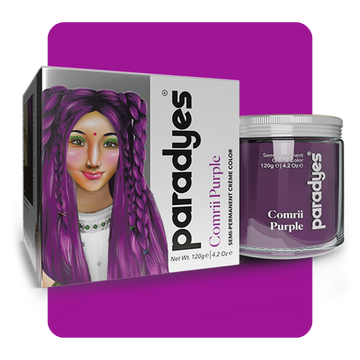 Comrii Purple Semi-Permanent Hair Color Paradyes