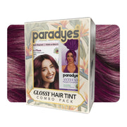 Berry Plum Glossy Hair Tint with Anti Fade Purple Conditioner