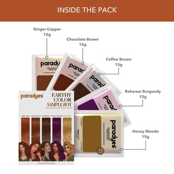 Lighten Up! Bleach Pack + Earthy Hair Color Sample Box