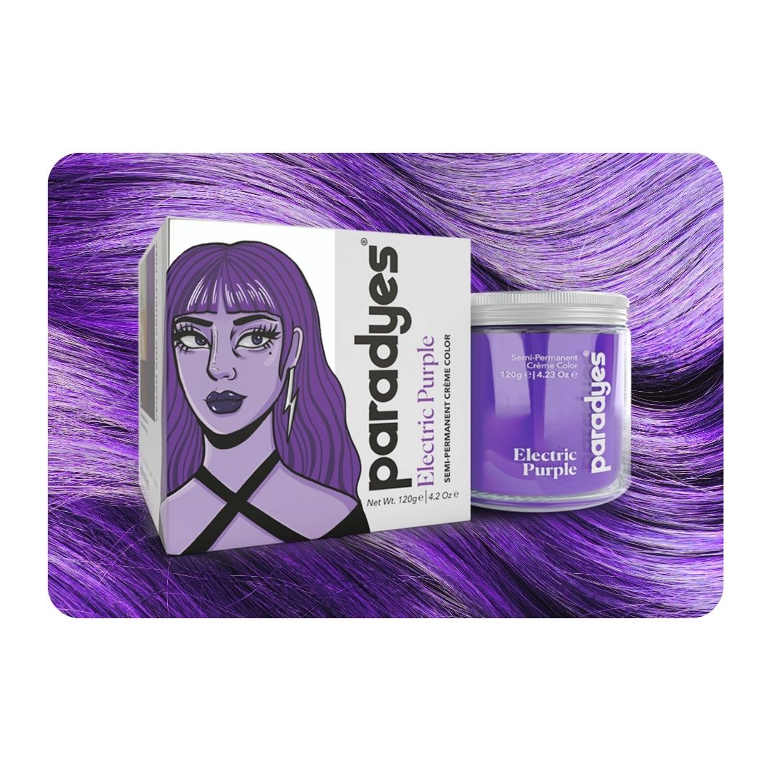 Electric Purple Semi-Permanent Hair Color