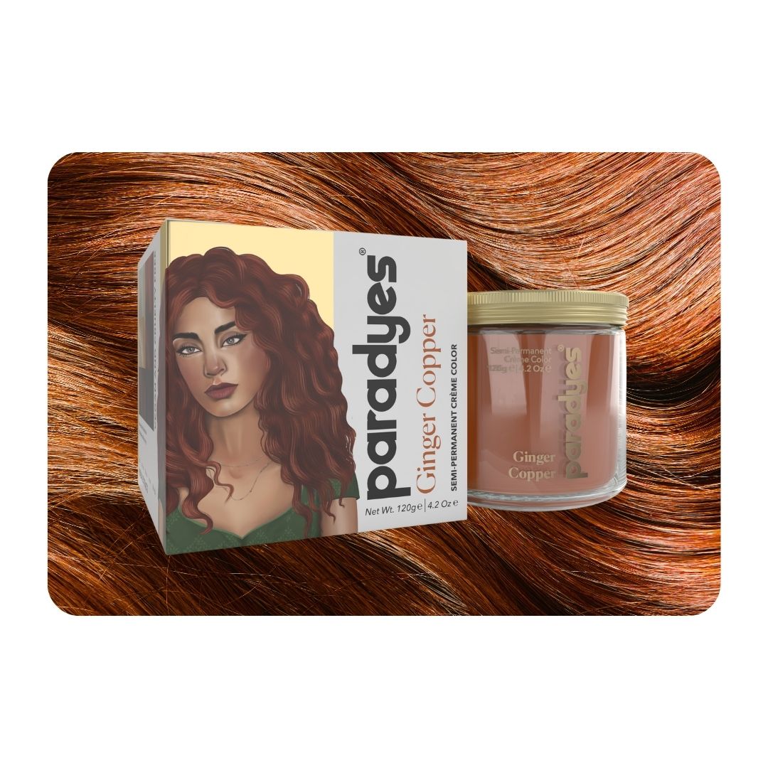 Ginger Copper Semi-Permanent Hair Color