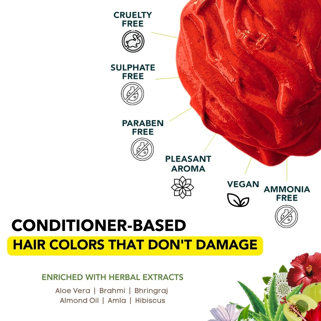 Raggiana Orange Semi-Permanent Hair Color Paradyes