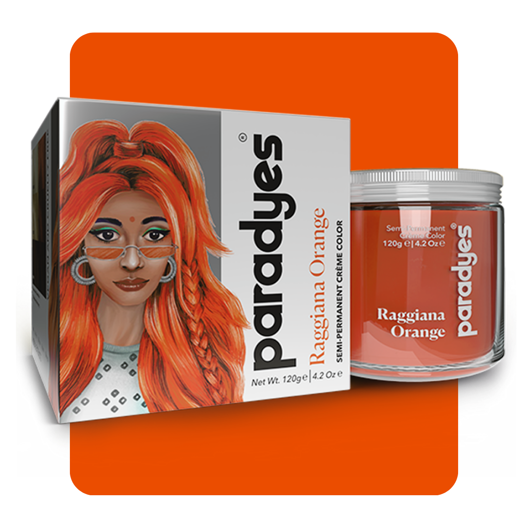 Raggiana Orange Semi-Permanent Hair Color Paradyes