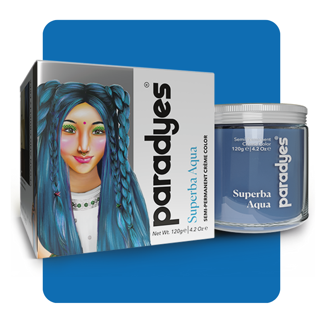 Buy Superba Aqua Hair Color Jar Online