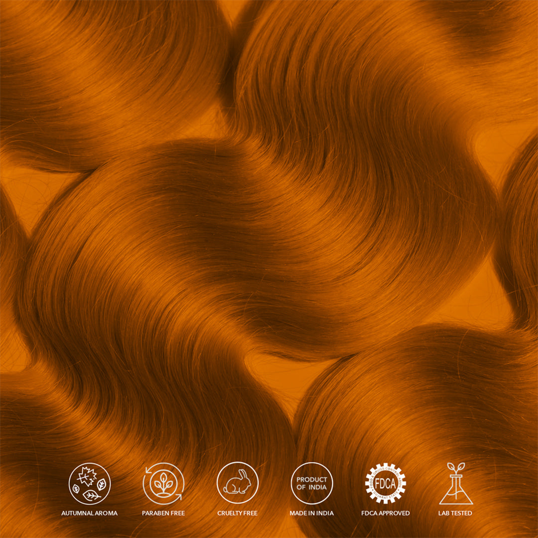 Tangy Tangerine Semi-Permanent Hair Color Paradyes