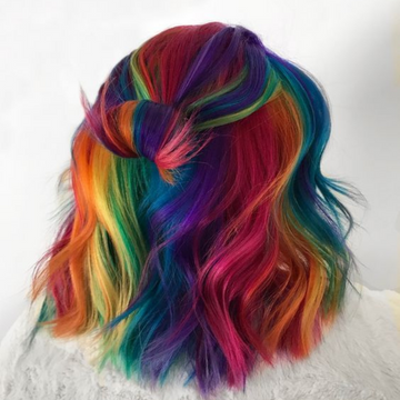 5 Hacks For Getting Rainbow Hair At Home Paradyes