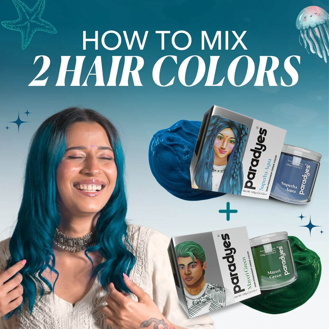 How To Mix 2 Hair Colors