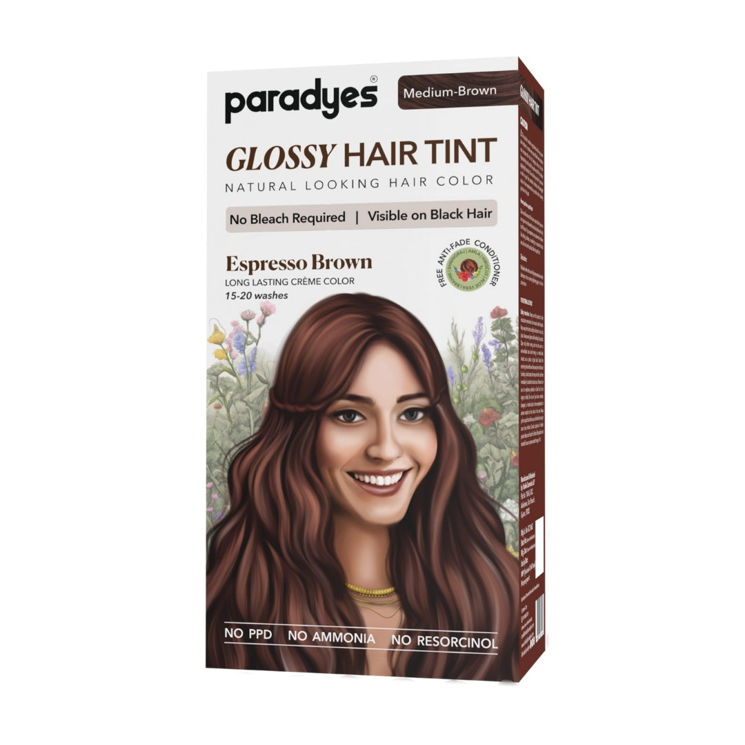 Espresso Brown Glossy Hair Tint