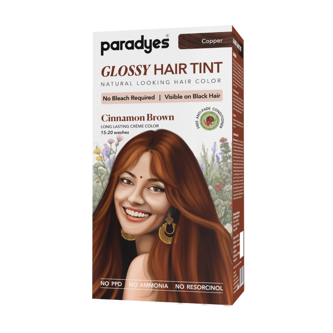 Cinnamon Brown Glossy Hair Tint