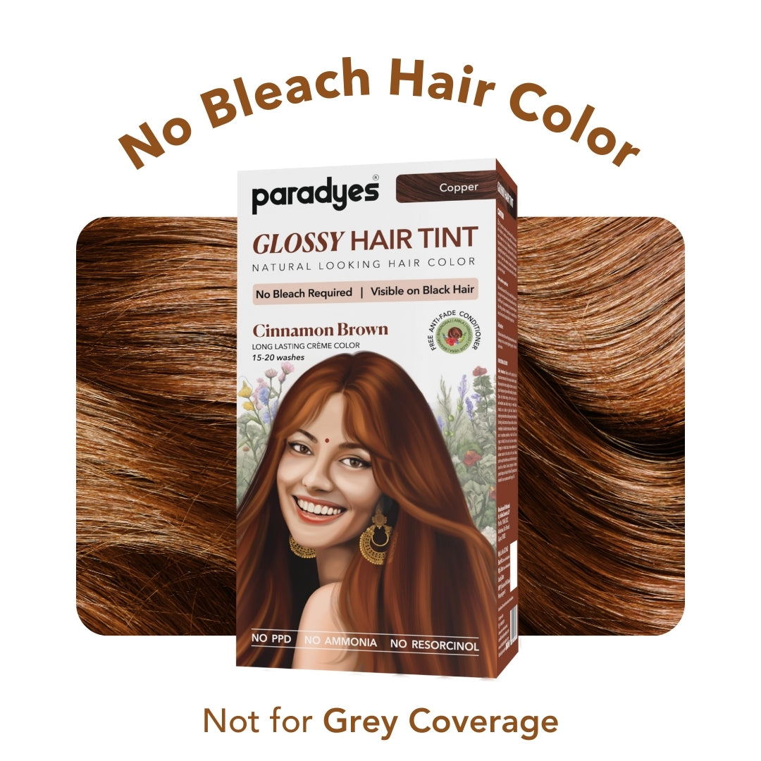 Cinnamon Brown Glossy Hair Tint