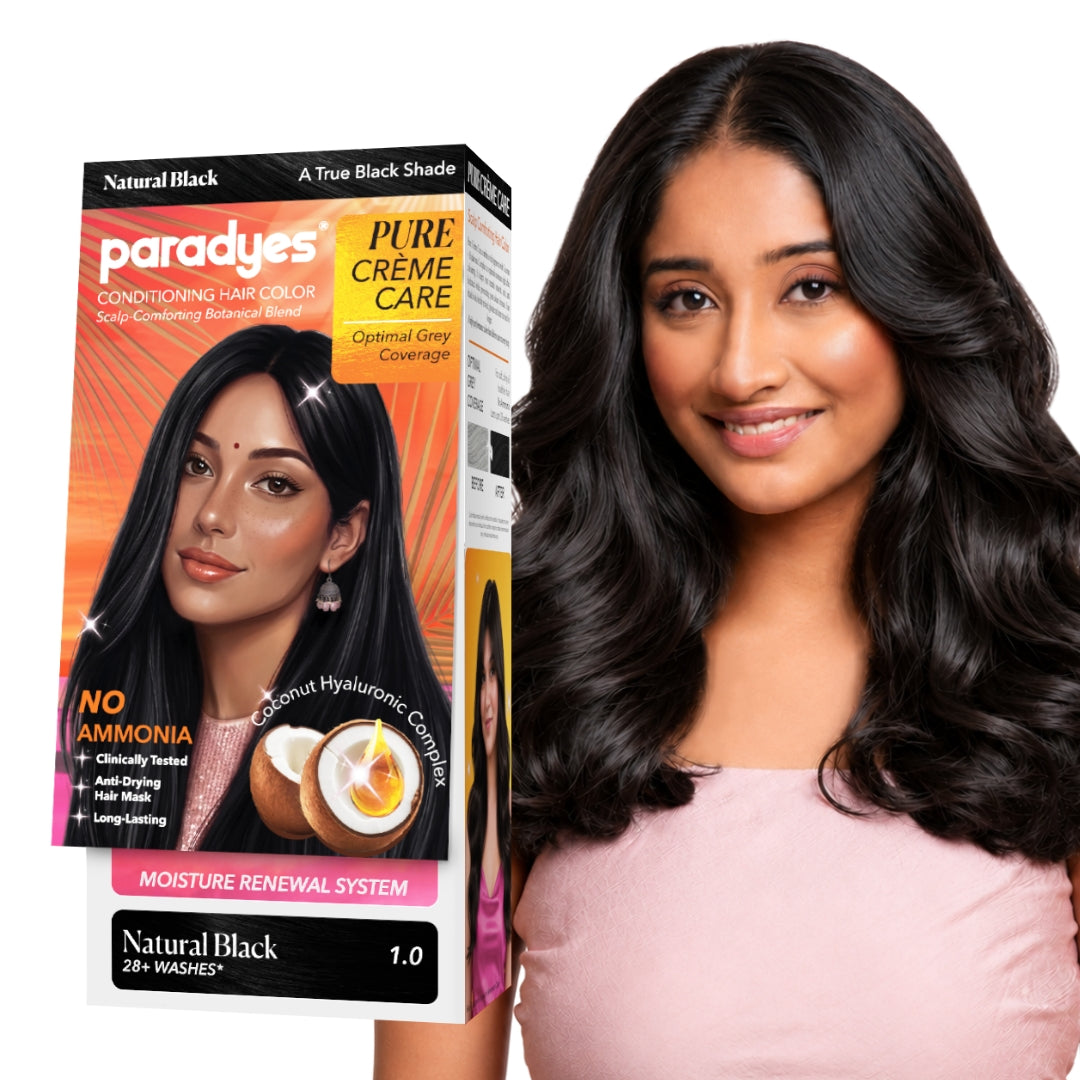 Pure Crème Care No Ammonia Hair Color Natural Black 1.0