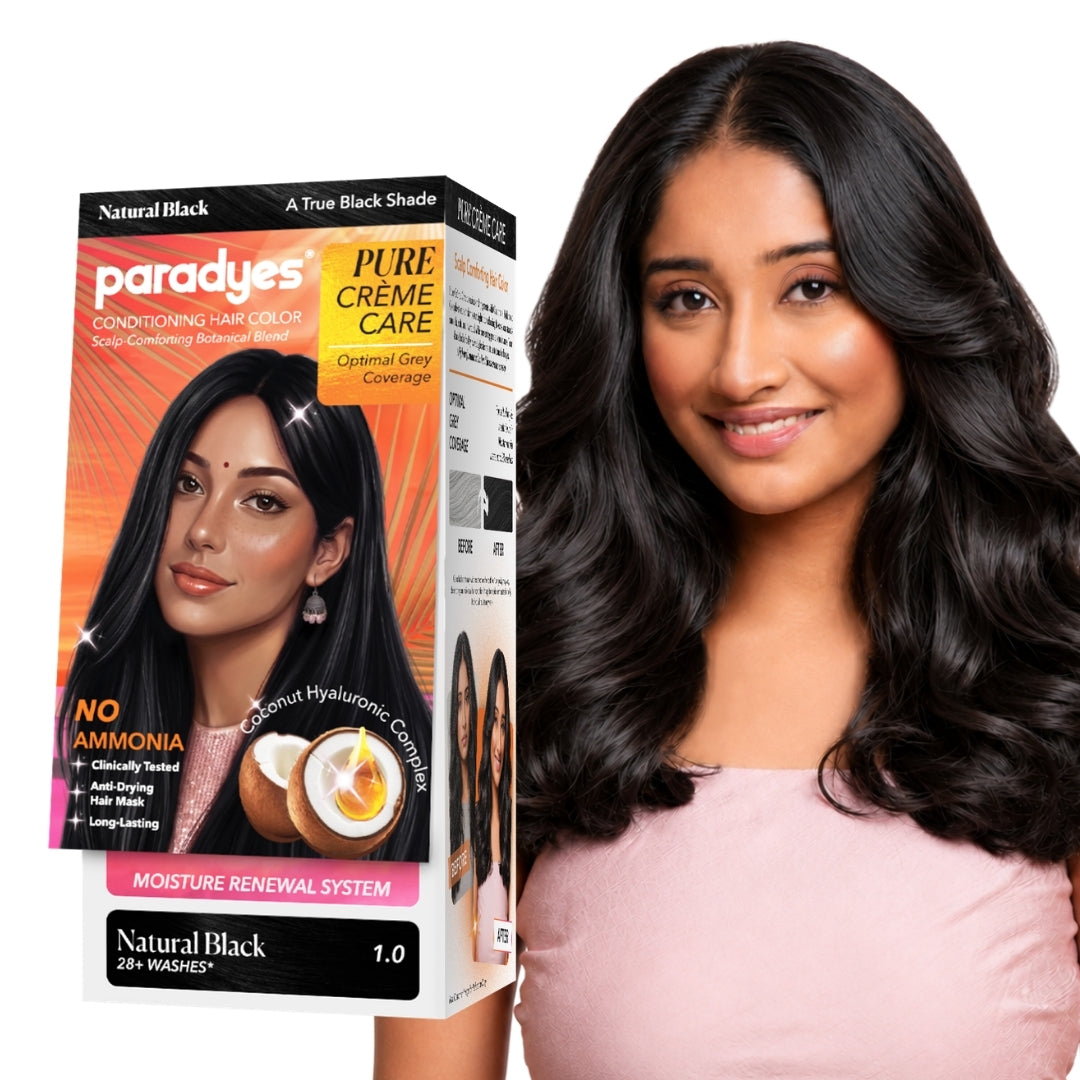 Pure Crème Care No Ammonia Hair Color Natural Black 1.0