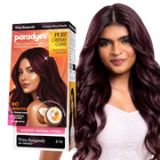 Pure Crème Care No Ammonia Hair Color Wine Burgundy - 3.16