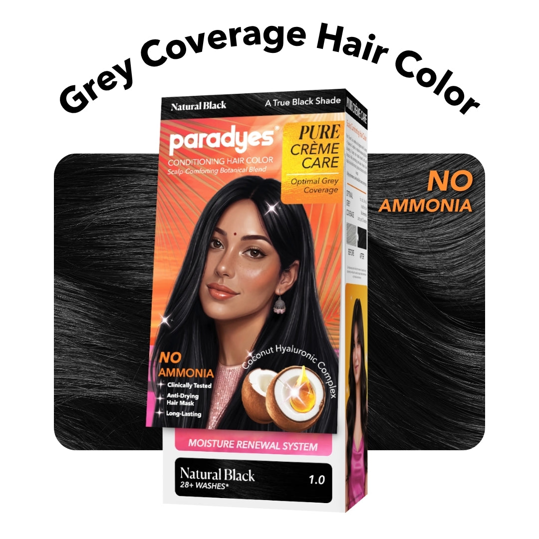 Pure Crème Care No Ammonia Hair Color Natural Black 1.0