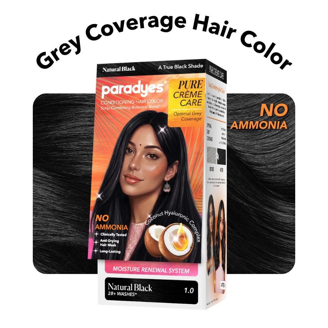 Pure Crème Care No Ammonia Hair Color Natural Black 1.0