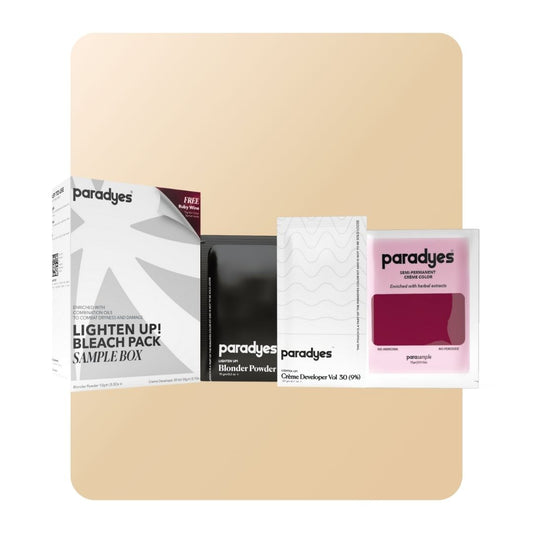 Lighten Up! Bleach Pack Sample Box + Free Ruby Wine Hair Color