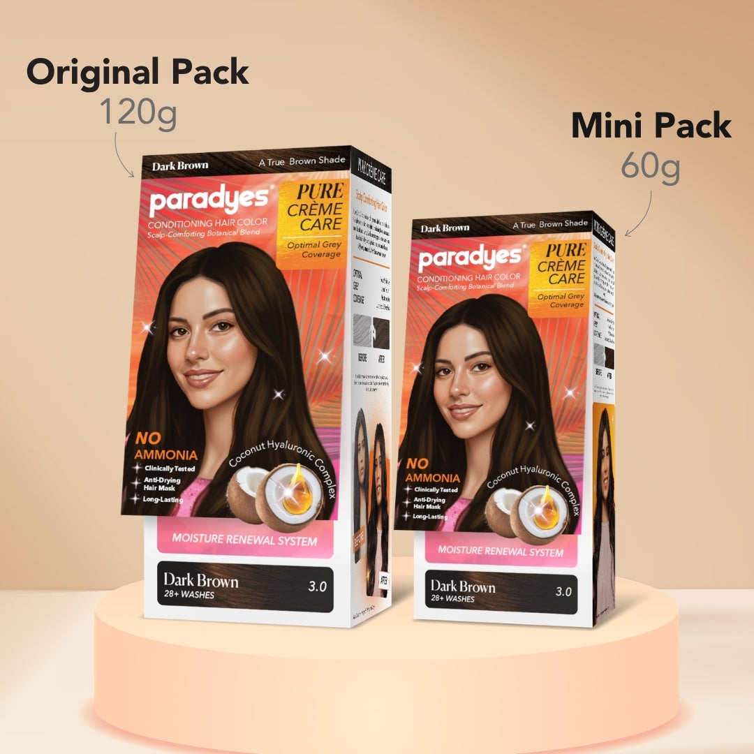 Pure Crème Care No Ammonia Hair Color Dark Brown 3.0