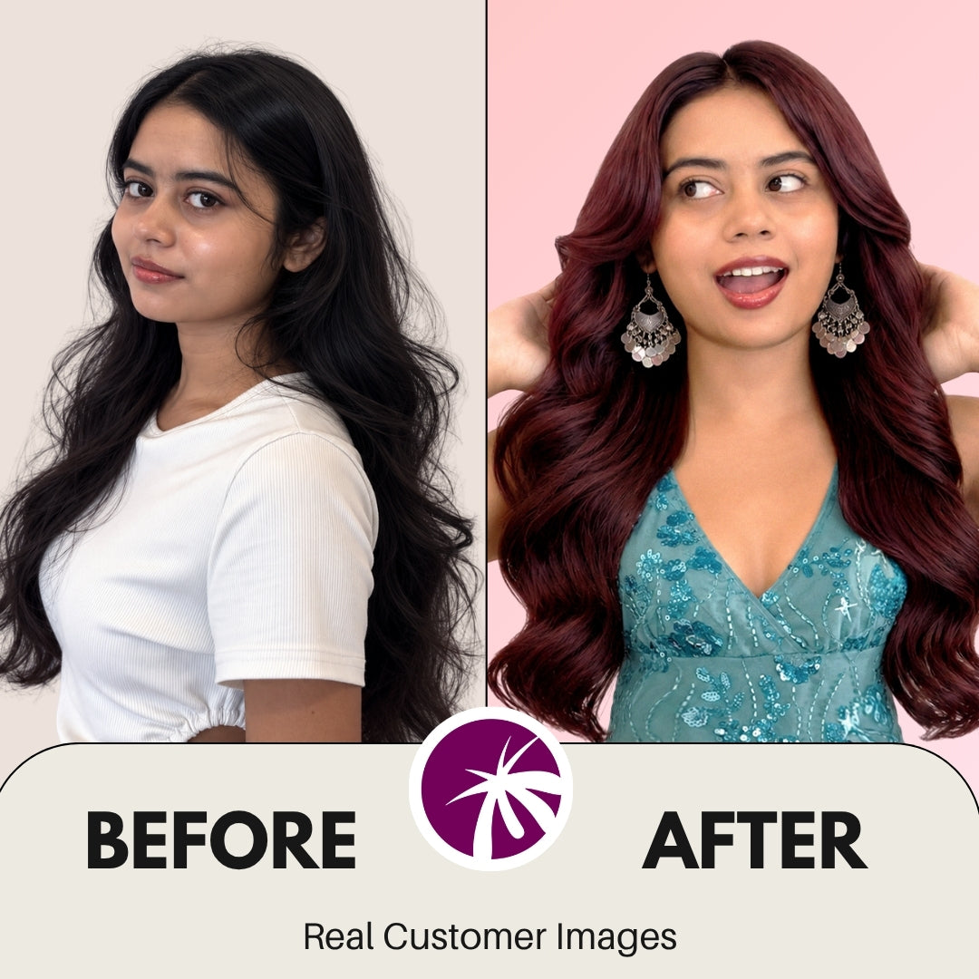 Berry Plum Glossy Hair Tint