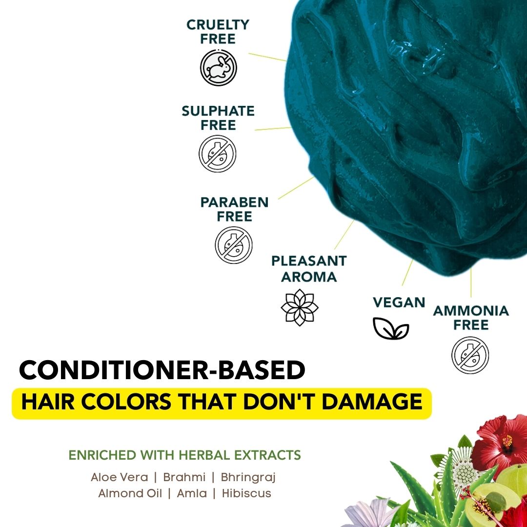 Emerald Green Semi-Permanent Hair Color Paradyes