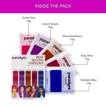 Bestselling Hair Color Sample Box