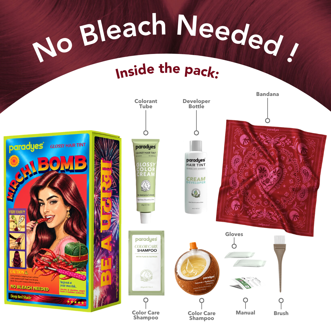 Mirchi Bomb Glossy Hair Tint