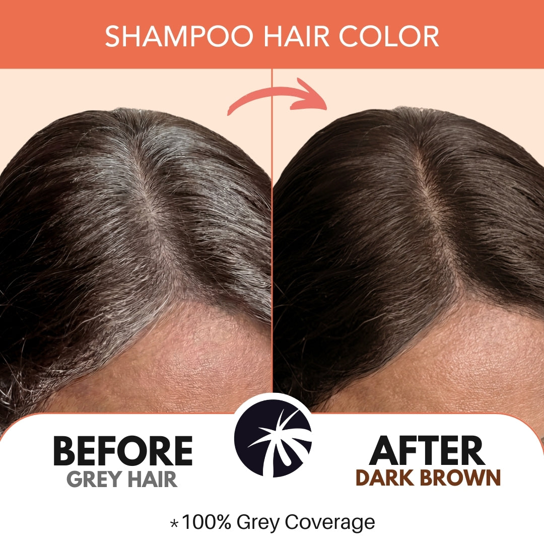 Coconut Fix Shampoo Hair Color – Dark Brown 3.0