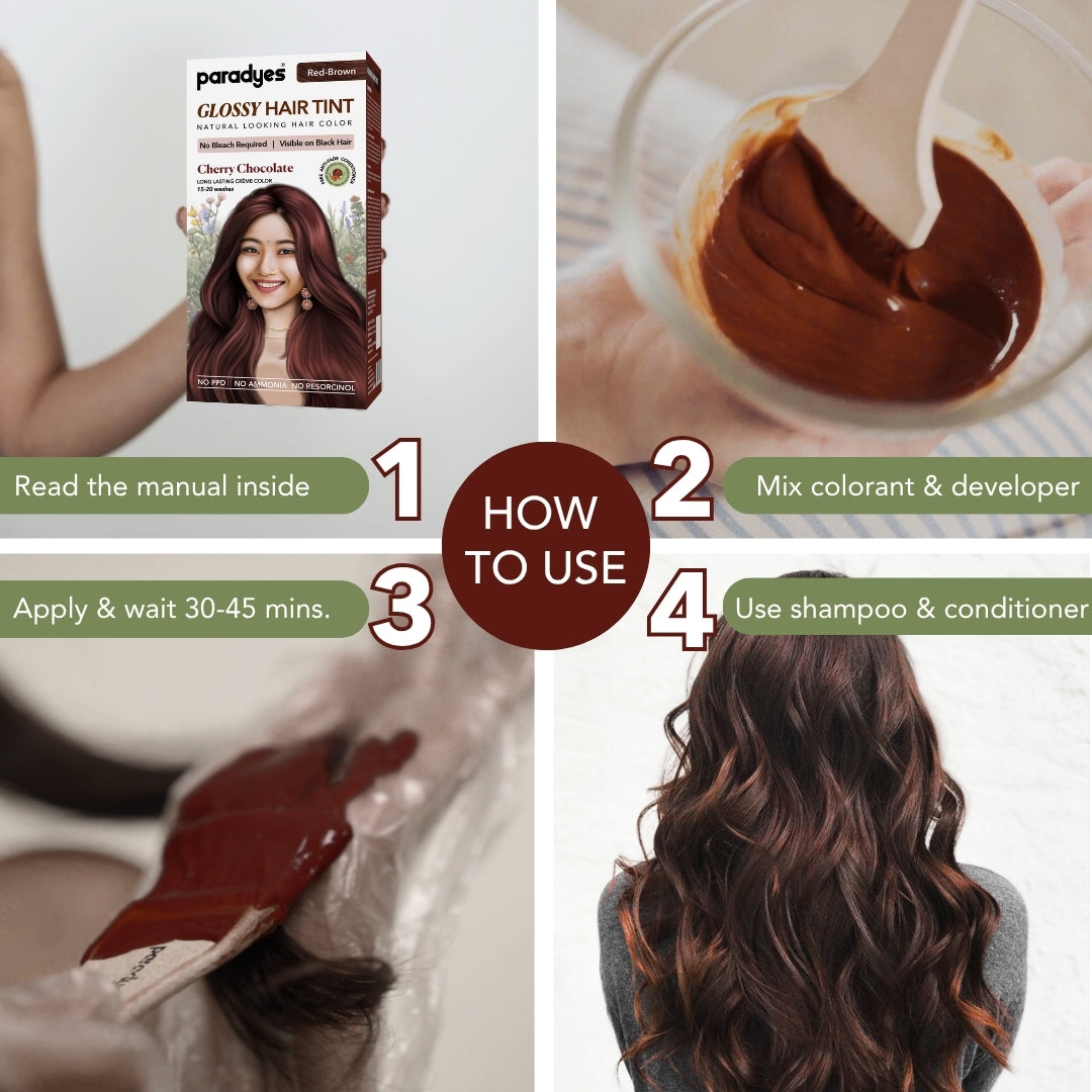 Cherry Chocolate Glossy Hair Tint