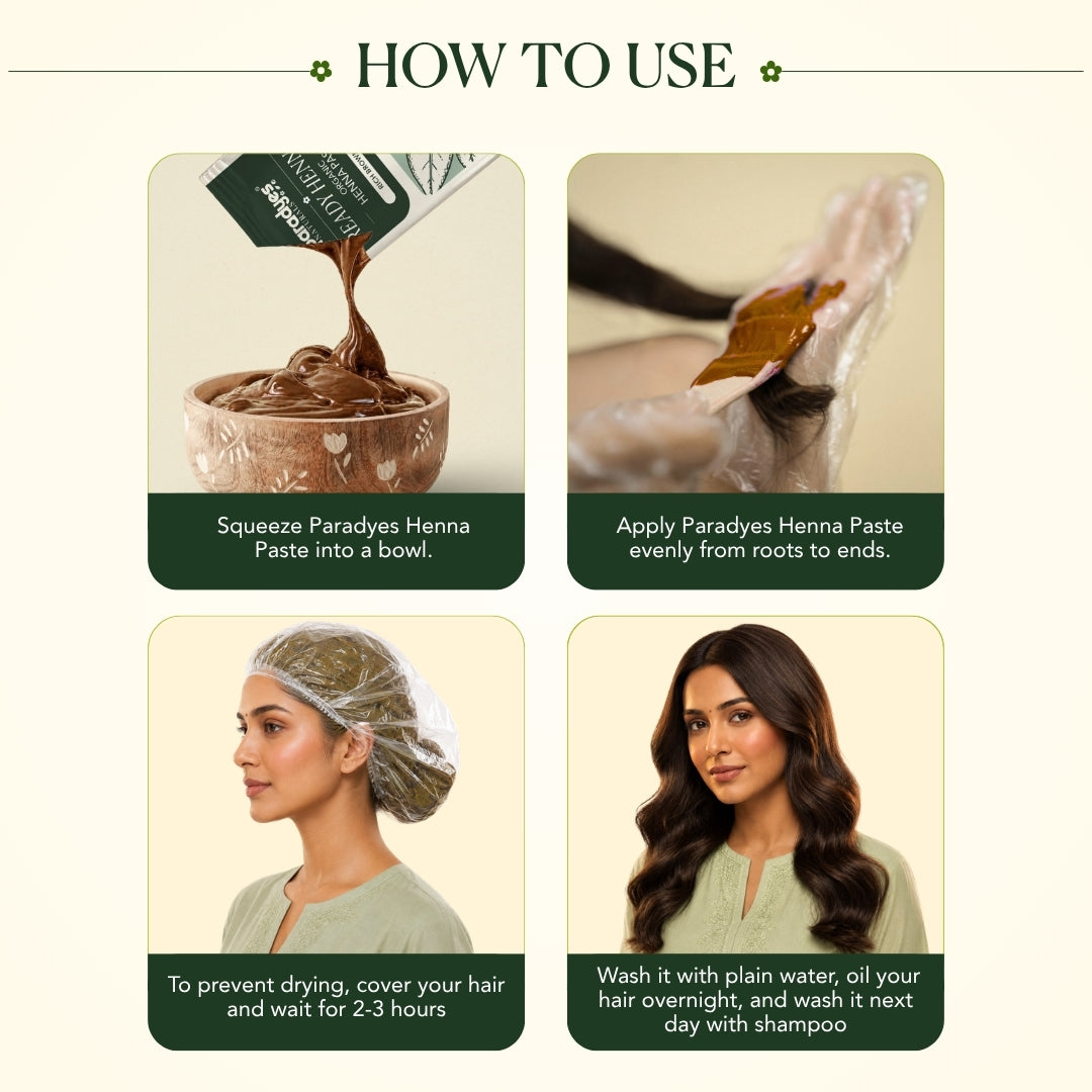 Paradyes Naturals Ready Henna Paste