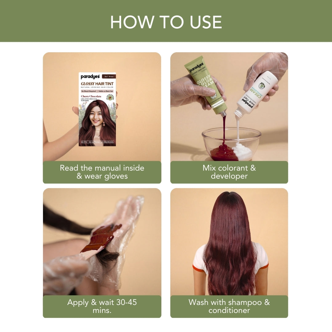 Cherry Chocolate Glossy Hair Tint