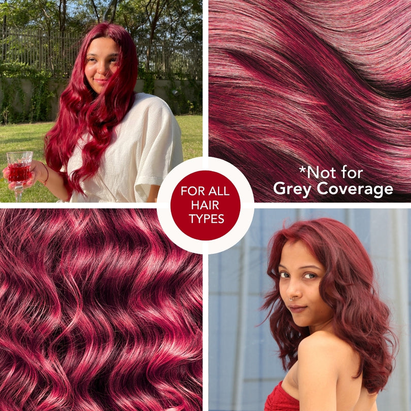 Buy Now Paradyes Cherry Coke Glossy Hair Tint | No Bleach, Semi ...