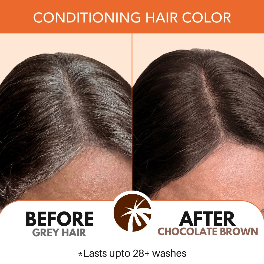 Pure Crème Care No Ammonia Hair Color Chocolate Brown 3.65