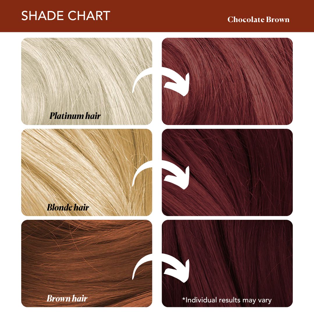 Chocolate Brown Semi-Permanent Hair Color Paradyes