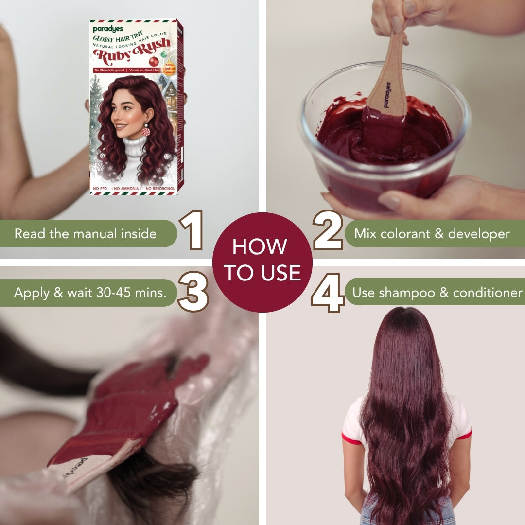 Ruby Rush Limited Christmas Edition Hair Tint