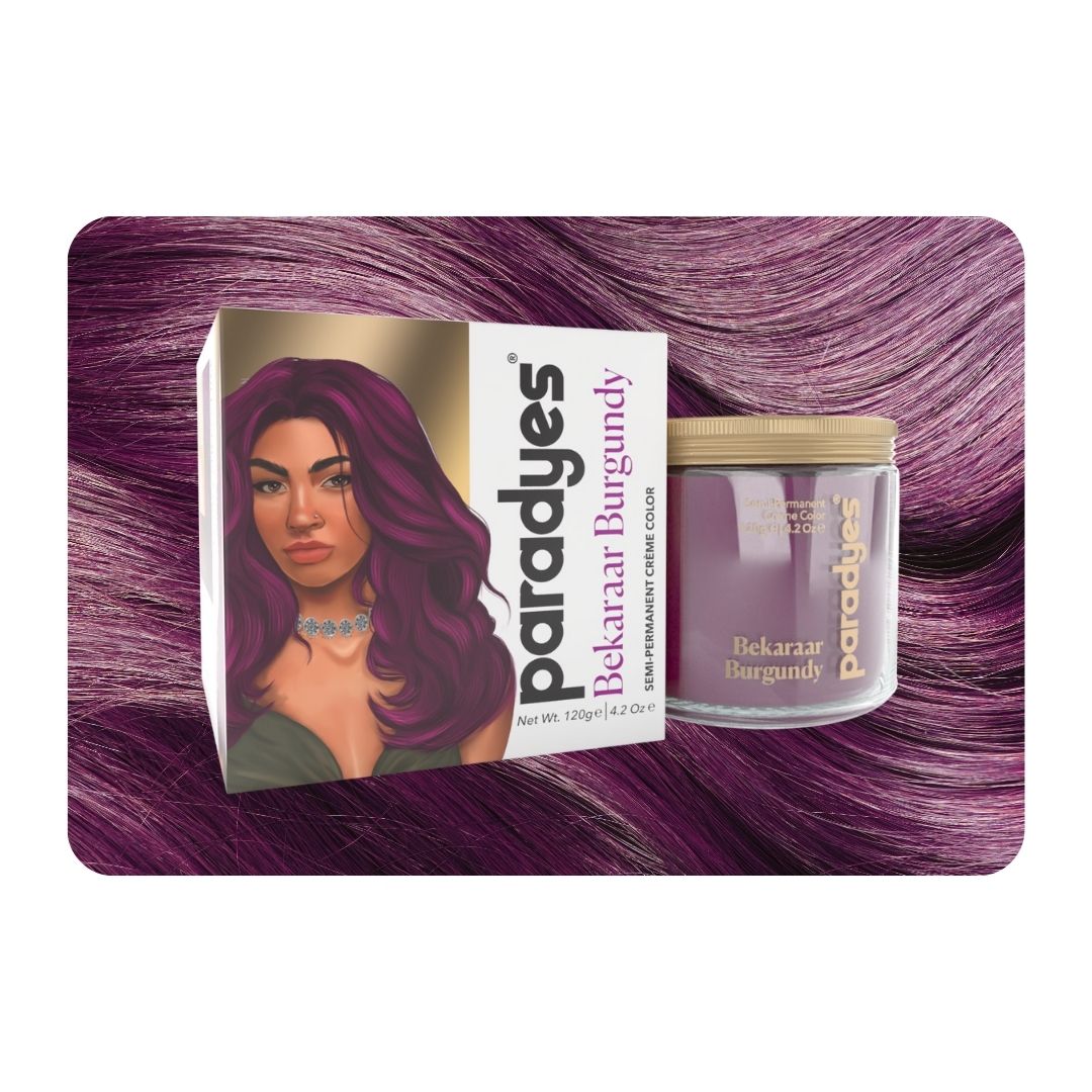 Bekaraar Burgundy Semi-Permanent Hair Color