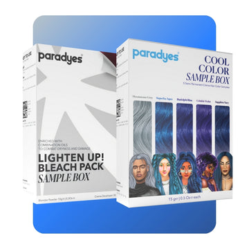 Lighten Up! Bleach Pack + Cool Hair Color Sample Box