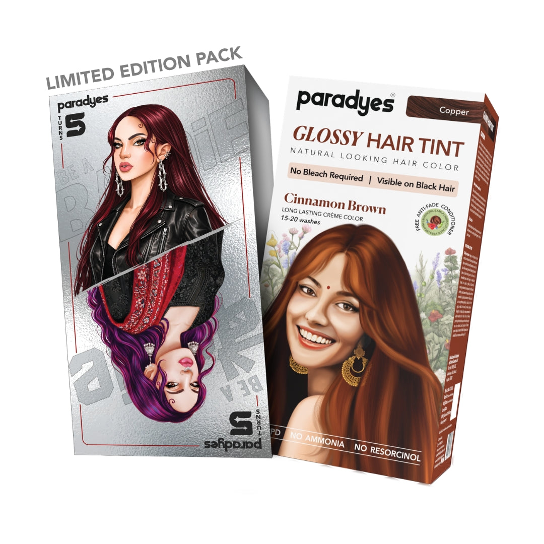 Cinnamon Brown Glossy Hair Tint