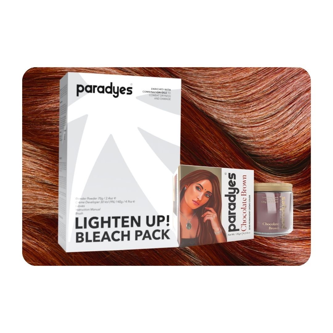 Chocolate Brown + Lighten Up! Bleach Pack