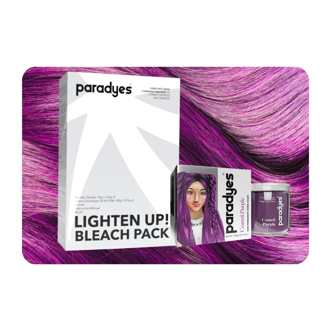 Comrii Purple + Lighten Up! Bleach Pack