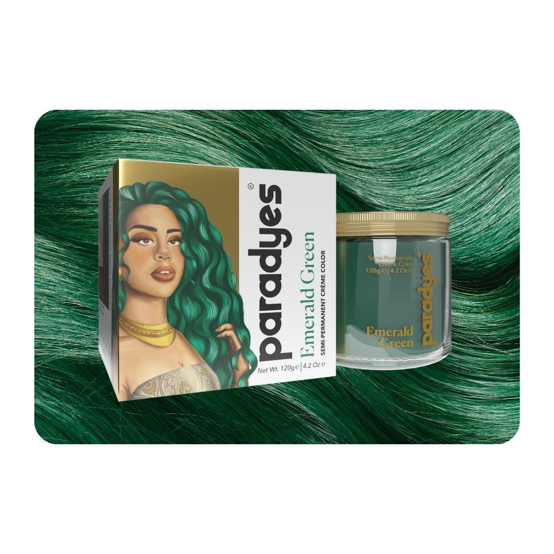Emerald Green Semi-Permanent Hair Color