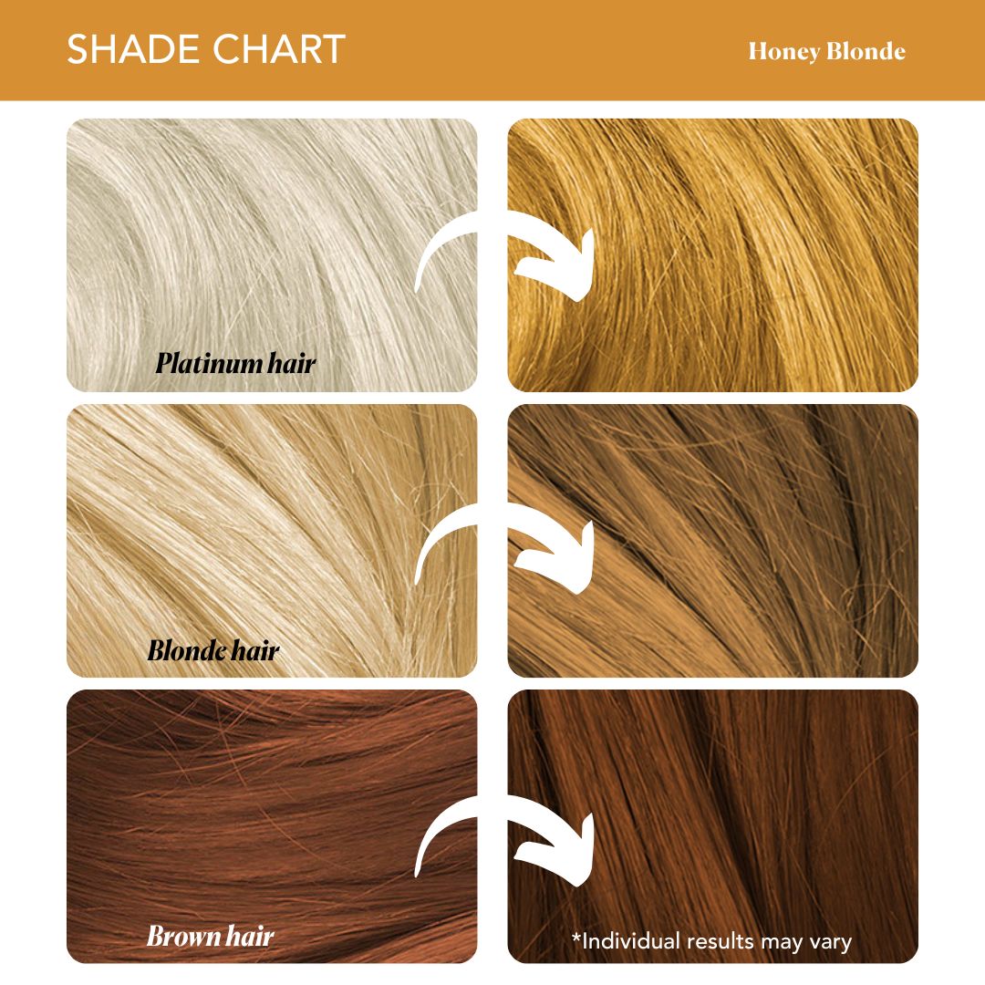 Honey Blonde Semi-Permanent Hair Color Paradyes