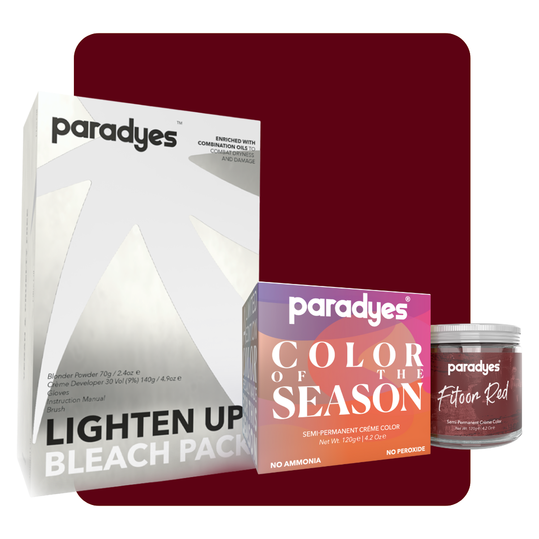 Fitoor Red + Lighten Up! Bleach Pack Paradyes