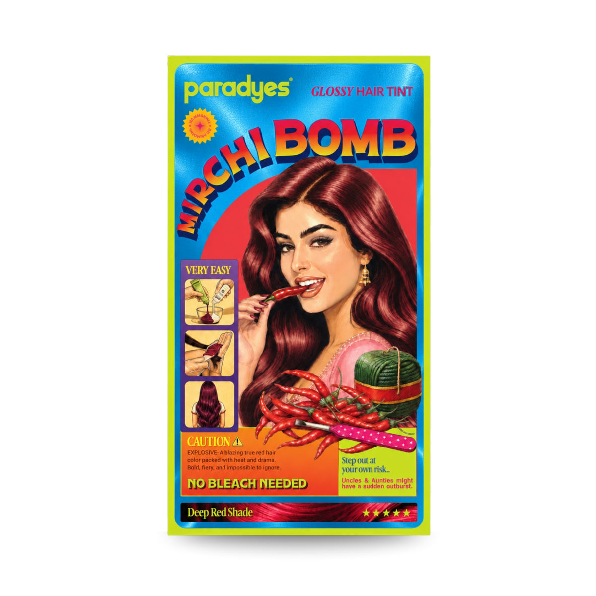 Mirchi Bomb Glossy Hair Tint