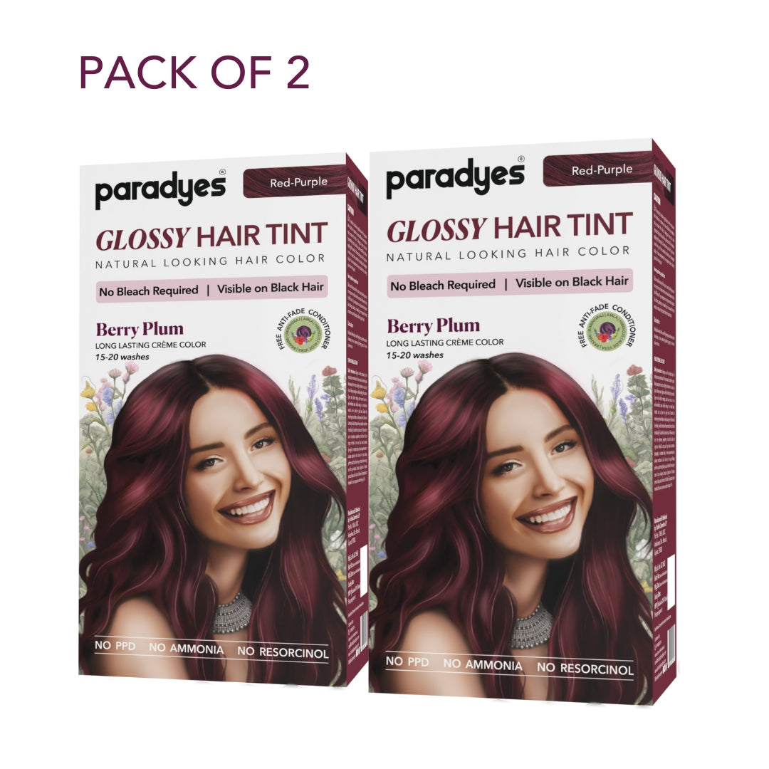 Berry Plum Glossy Hair Tint