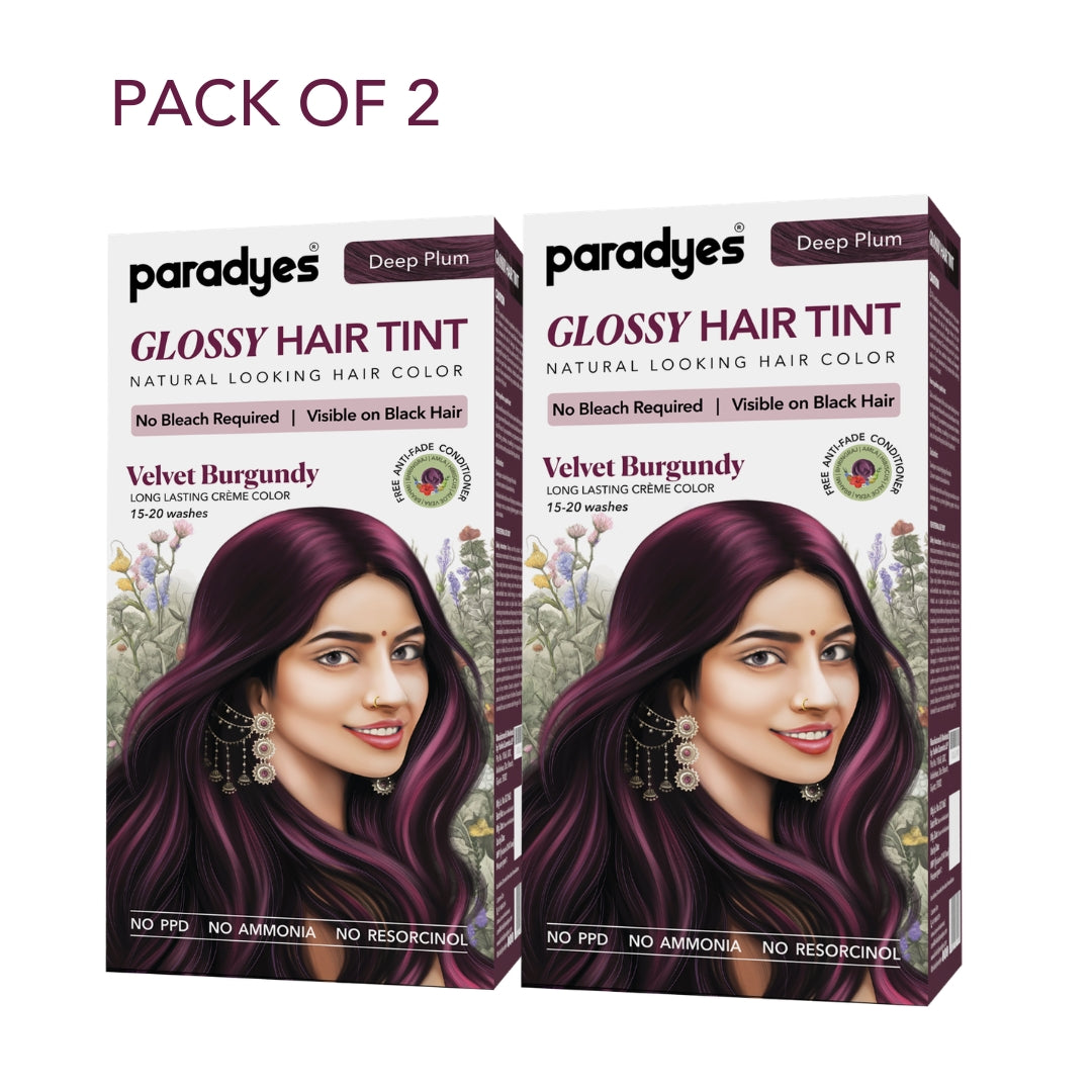 Velvet Burgundy Glossy Hair Tint