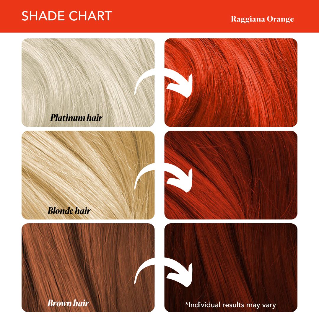 Raggiana Orange Semi-Permanent Hair Color Paradyes