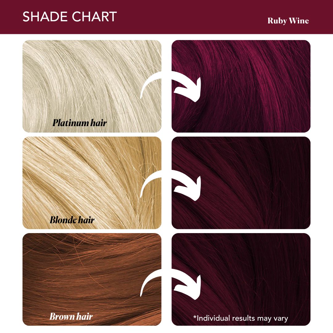 Ruby Wine Semi-Permanent Hair Color Paradyes