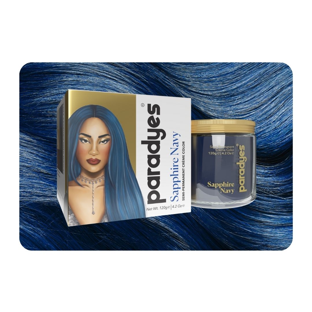 Sapphire Navy Semi-Permanent Hair Color